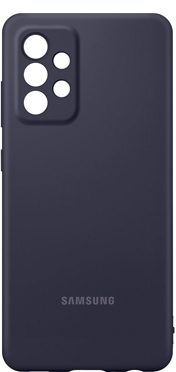 Чехол Samsung Silicone Cover для Galaxy A52 Black