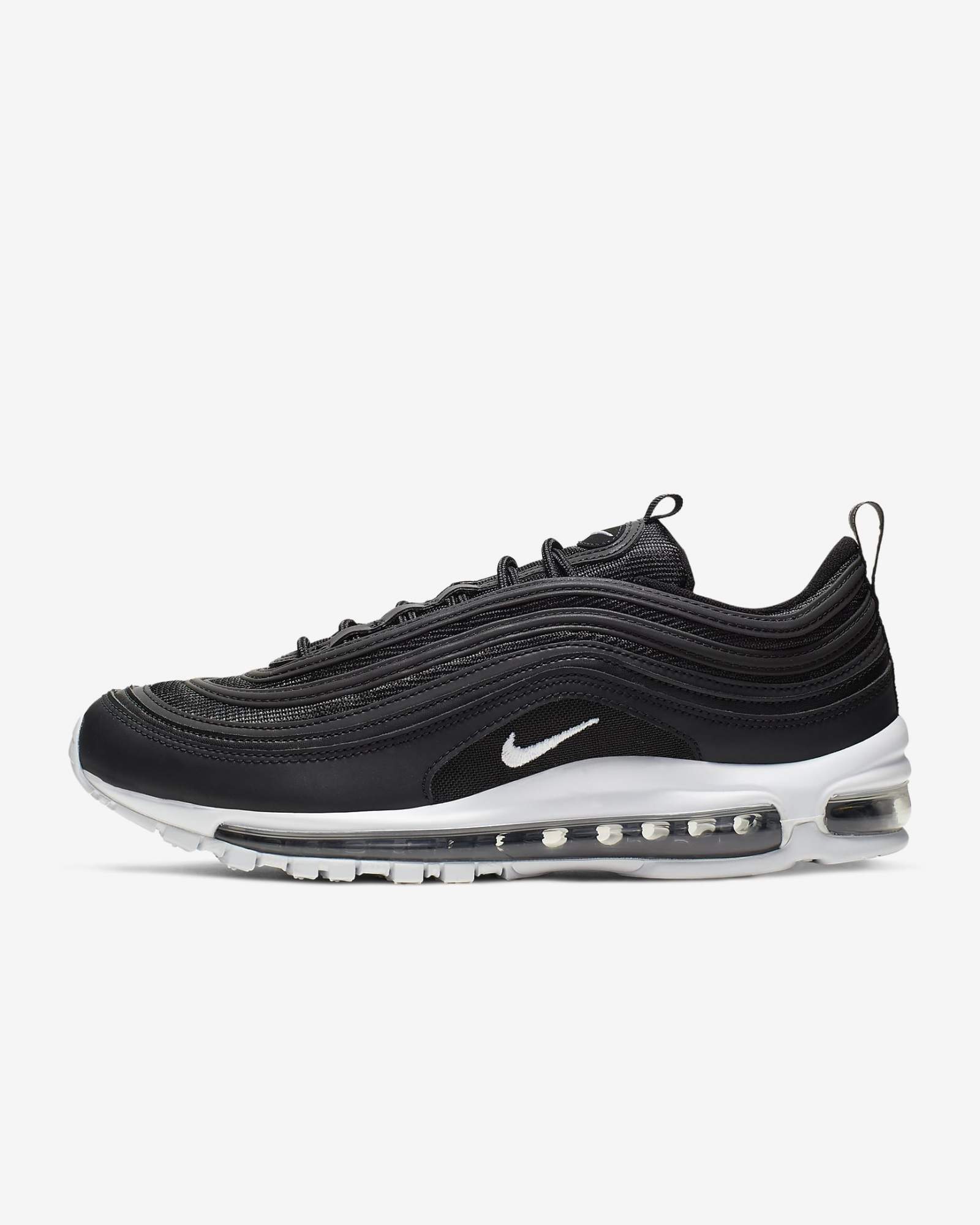 Air max 97 store nere suola bianca