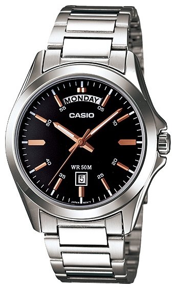 Наручные часы мужские Casio MTP-1370D-1A2 серебристые - купить в Harold, цена на Мегамаркет