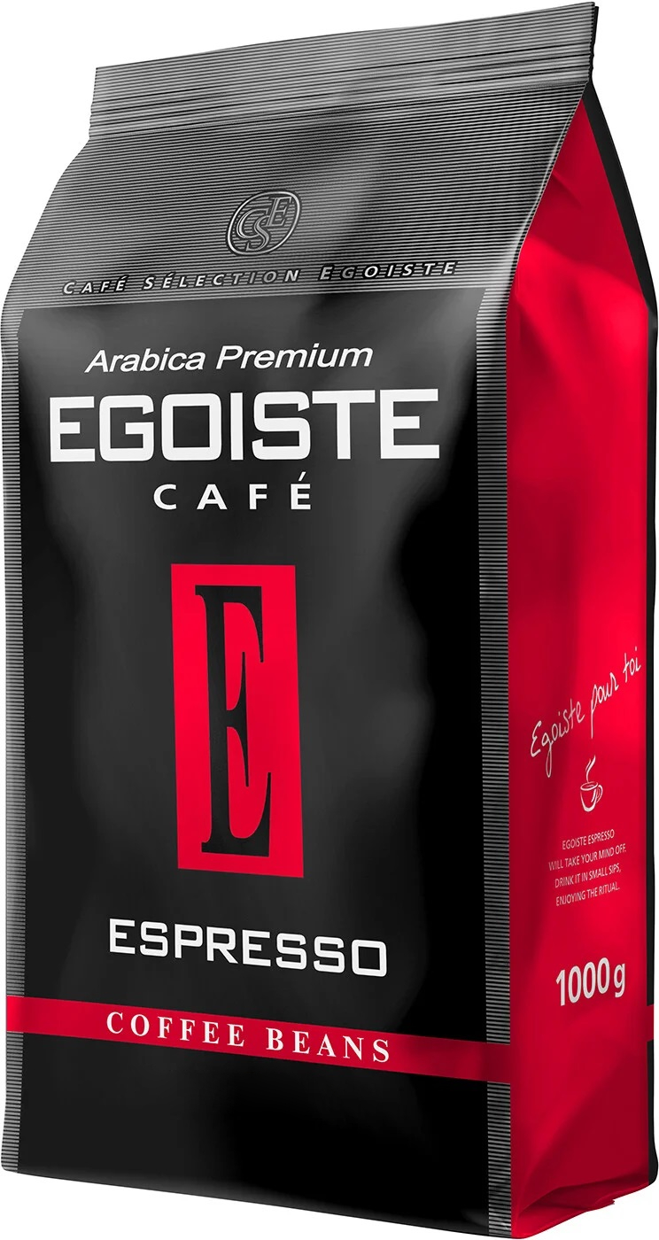 Кофе EGOISTE Espresso в зернах, 1 кг - купить в METRO - СберМаркет, цена на Мегамаркет