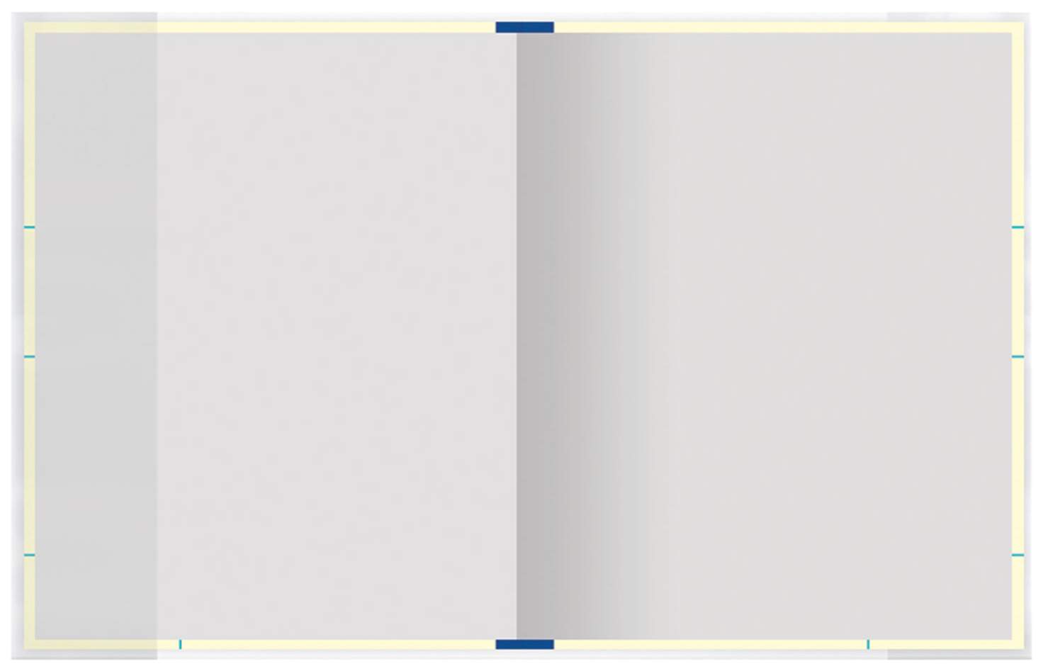 Обложка ПП д/учебников младших классов ПИФАГОР универс клейк край 70 мкм 265х450мм 227416