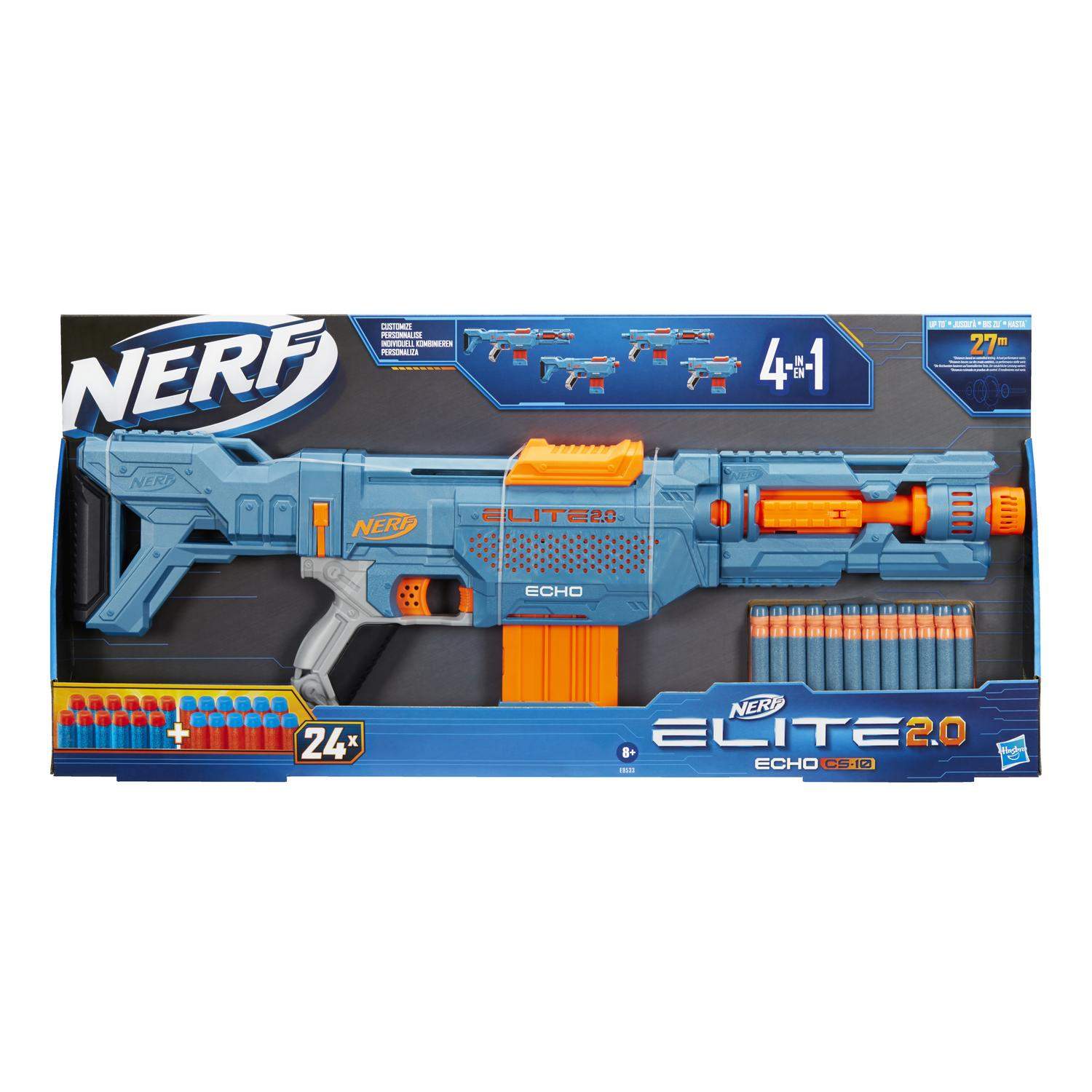 Купить бластер игрушечный Hasbro Nerf Элит 2.0 Эхо E9533, цены на Мегамаркет