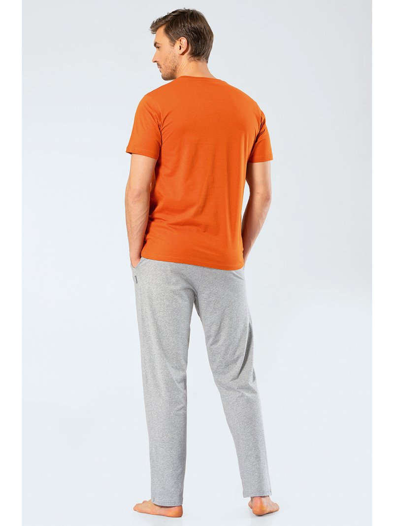 Пижама мужская Cacharel 2198 оранжевая M
