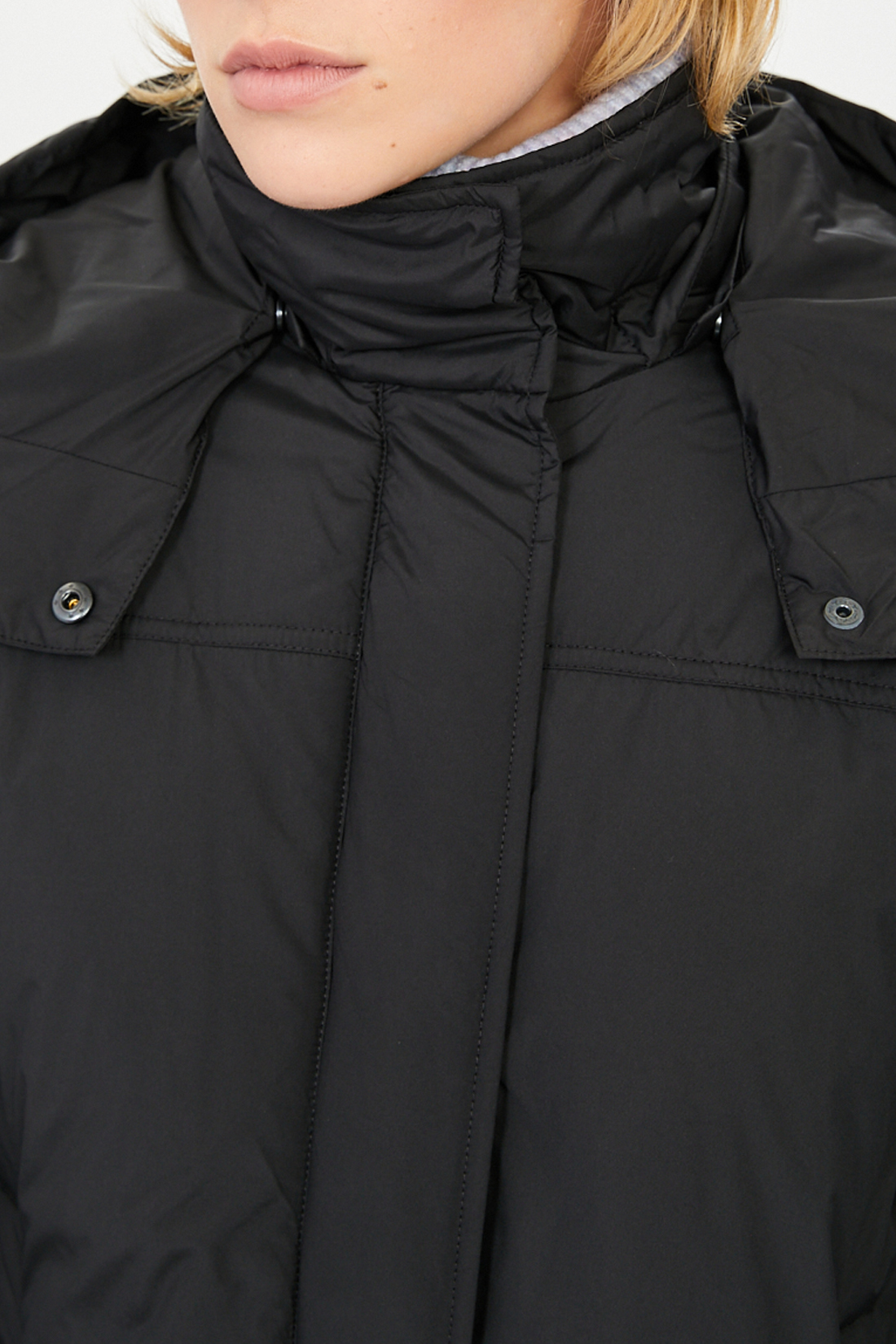 Пальто женское Baon B031506 черное 2XL