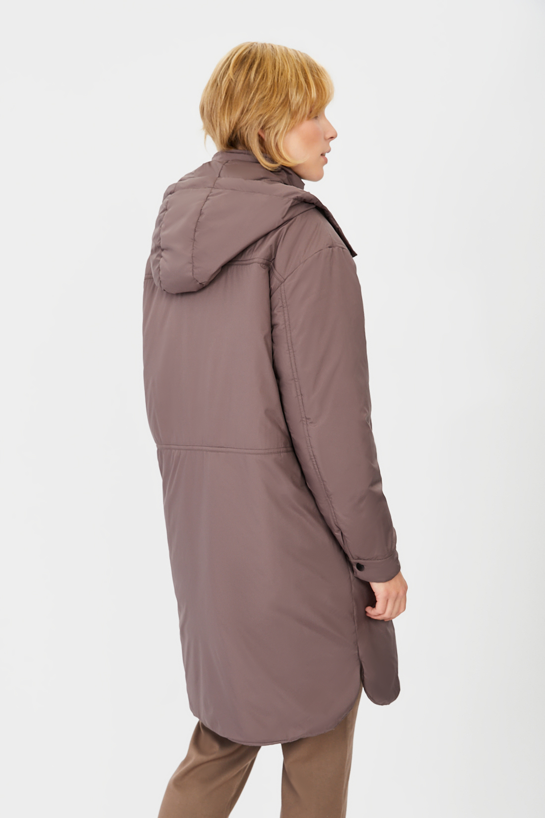 Пальто женское Baon B031506 коричневое S
