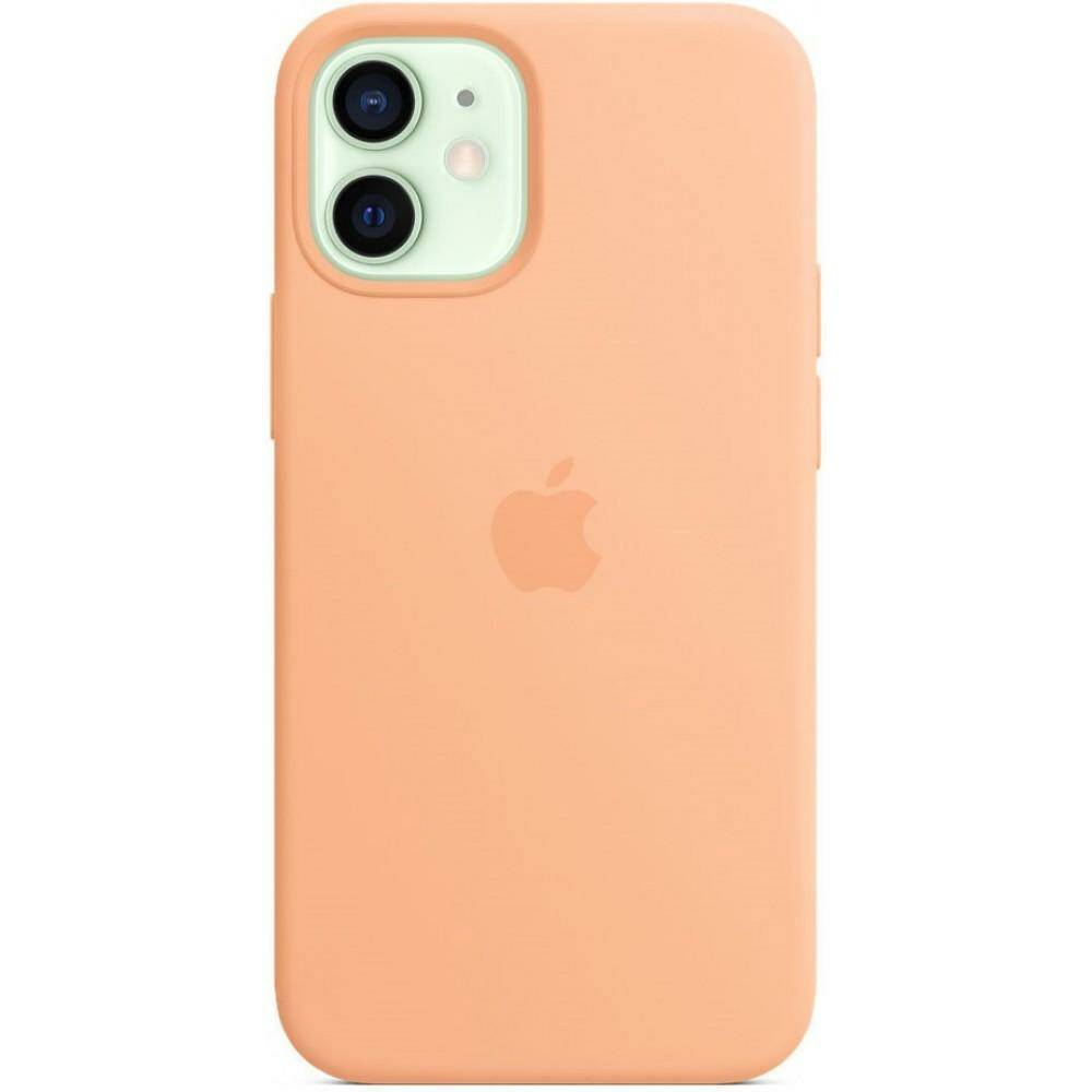 Чехол Apple для смартфона iPhone 12 mini Silicone Case MagSafe Cantaloupe  (MJYW3ZE/A) - отзывы покупателей на маркетплейсе Мегамаркет | Артикул:  100028481603