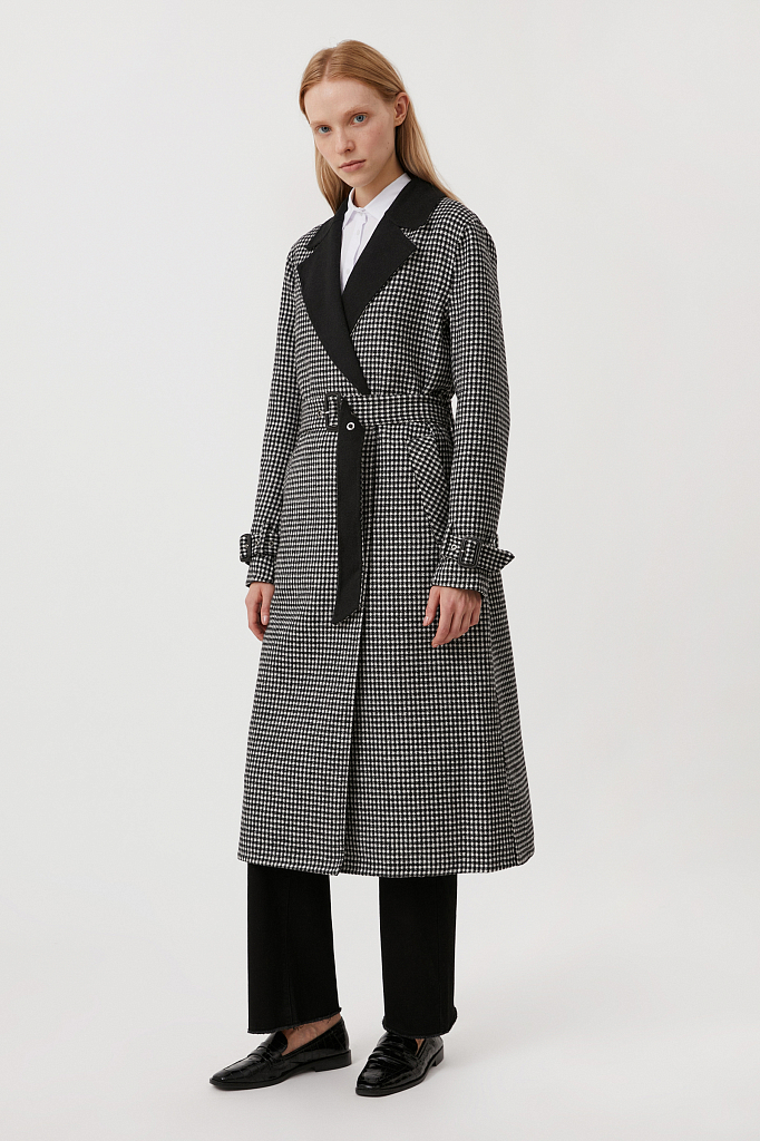 Пальто женское Finn Flare FAB11085 черное XL