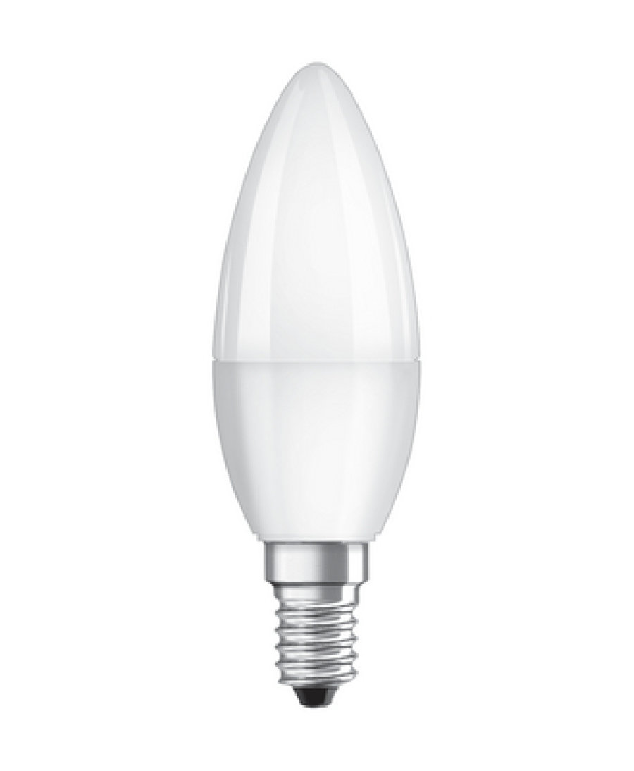 Лампа накаливания Osram Classic B FR 40W цоколь E14 свеча матовая теплый свет