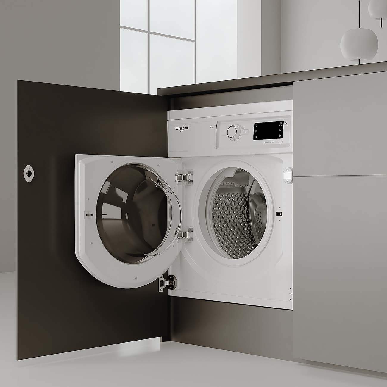 Встраиваемая стиральная машина Whirlpool bi WDWG 961484 eu