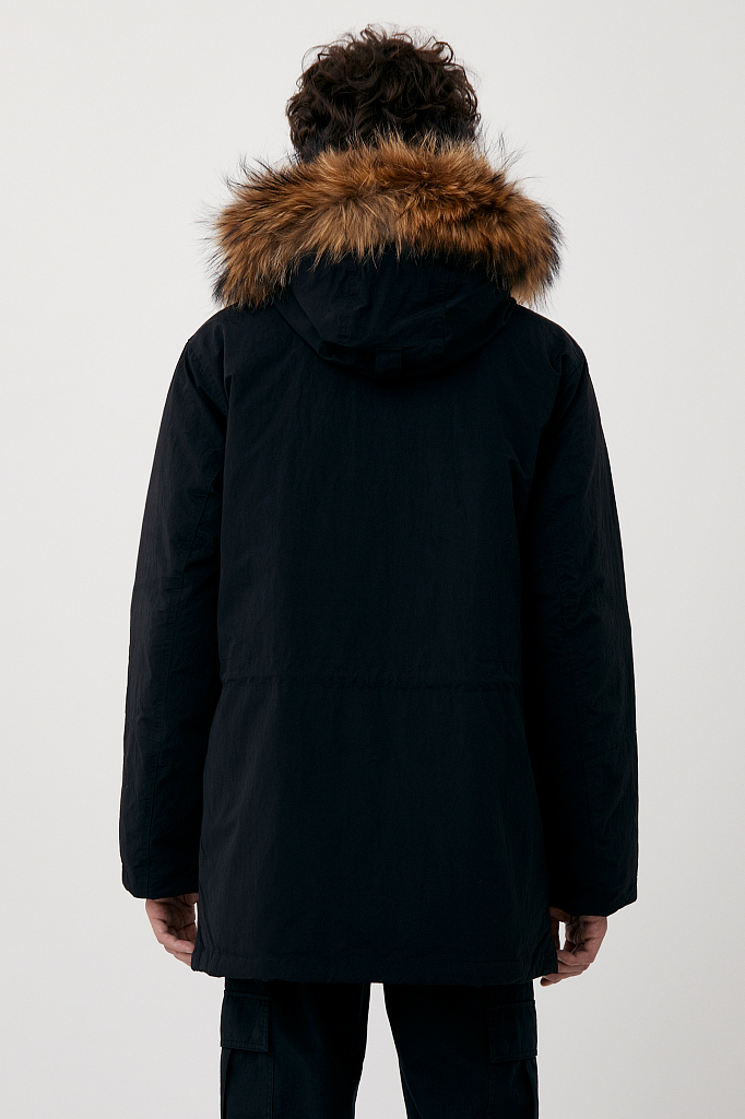 Куртка мужская Finn Flare FAB21066 черная 3XL
