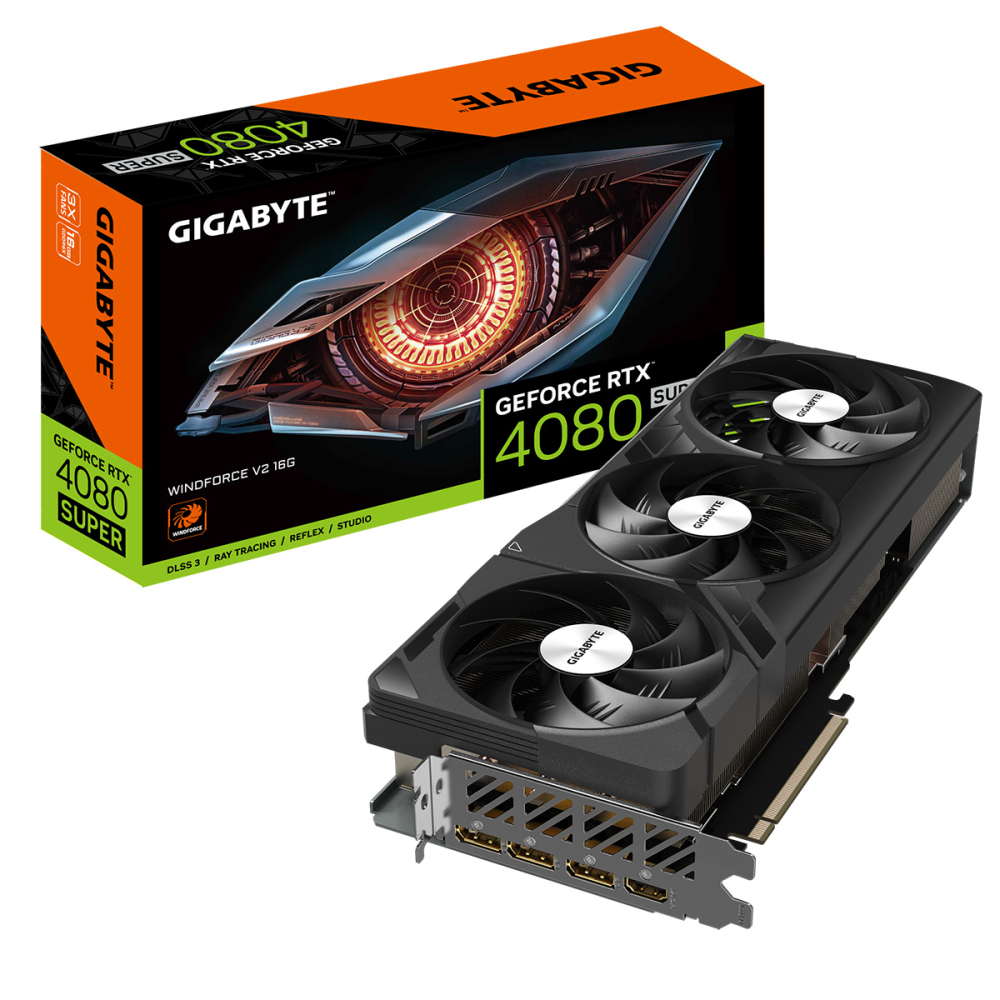 Видеокарта Gigabyte NVIDIA GeForce RTX4080 Super Windforce V2 16Gb (GV-N408SWF3V2-16GD) – купить в Москве, цены в интернет-магазинах на Мегамаркет