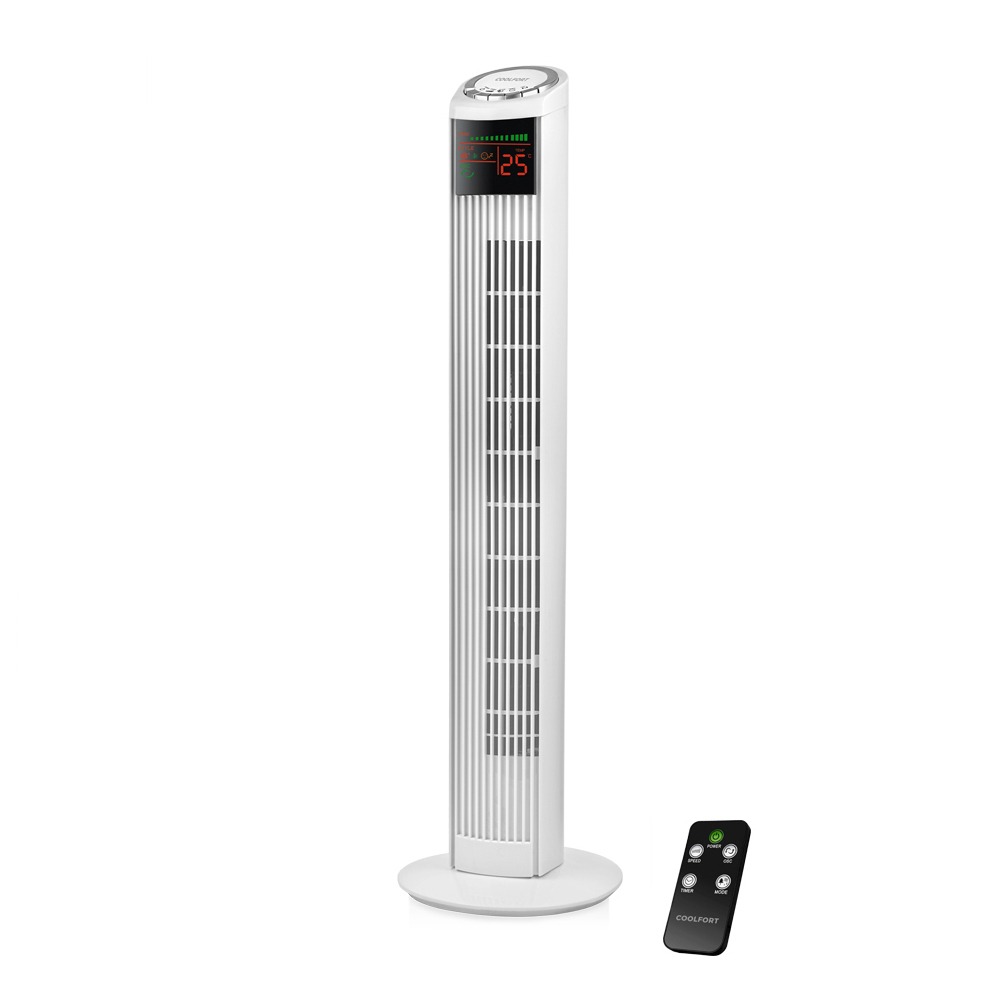 Вентилятор настольный Coolfort CF-2011 белый - купить в М.видео, цена на Мегамаркет