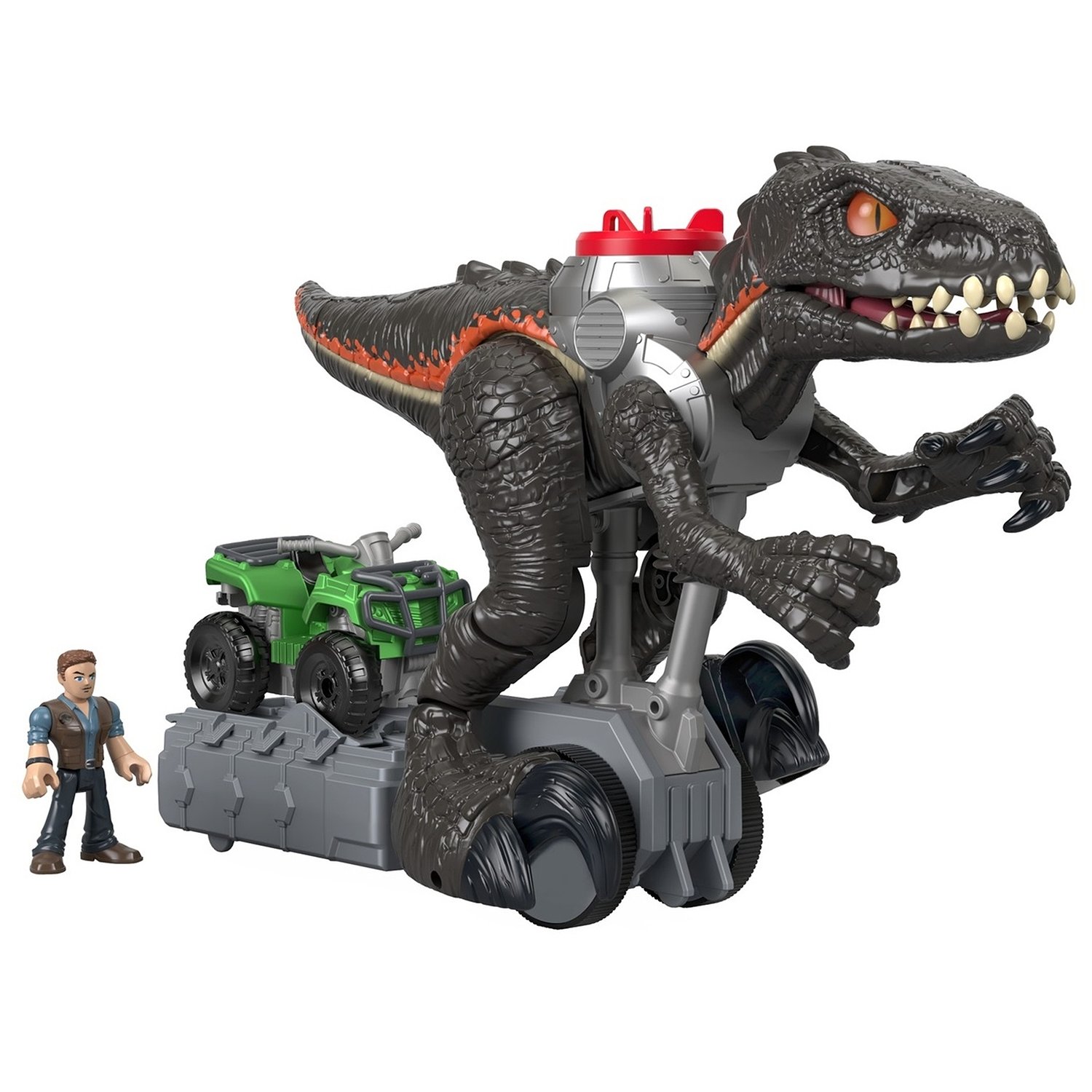 Купить игровой набор Imaginext Робот Jurassic World Динозавр гигантский  FMX86, цены на Мегамаркет