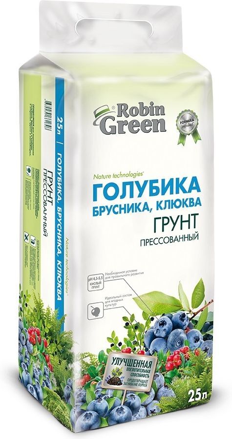 Грунт для плодовых и ягодных Robin Green ТП0101ROB06 25 л