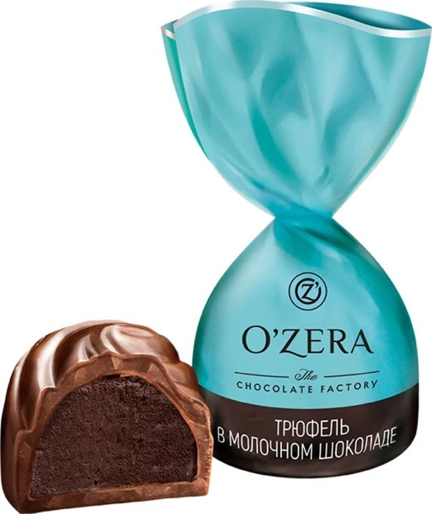 OZera, конфеты трюфель в молочном шоколаде упаковка 0,5 кг - купить в B-WHITE, цена на Мегамаркет