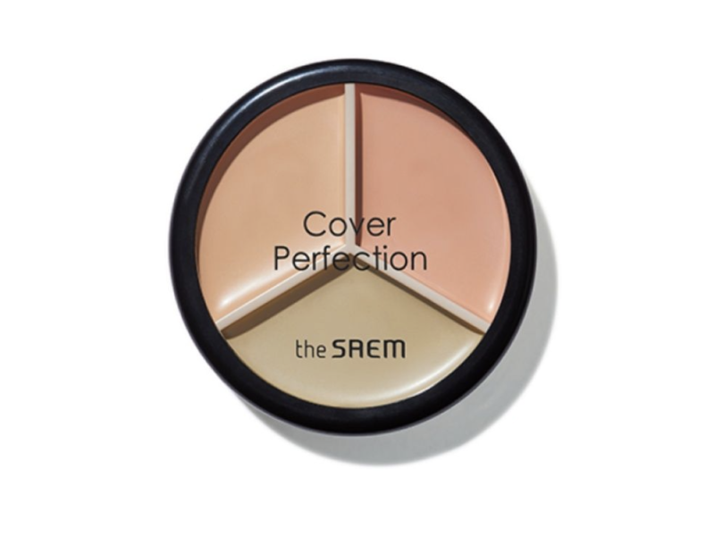 Консилер The Saem Cover Perfection Triple Pot Concealer 01 Correct Beige - купить в Космея, цена на Мегамаркет