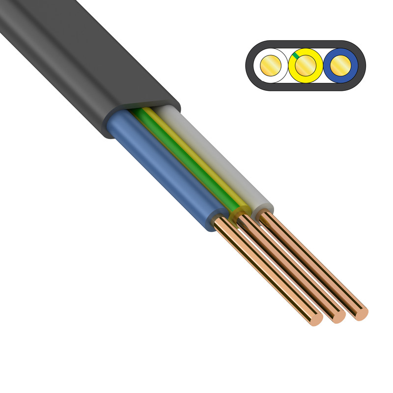Силовой кабель медный ВВГ-Пнг(А) 3x2,5 кв.мм 100 м купить в интернет-магазине, цены на Мегамаркет