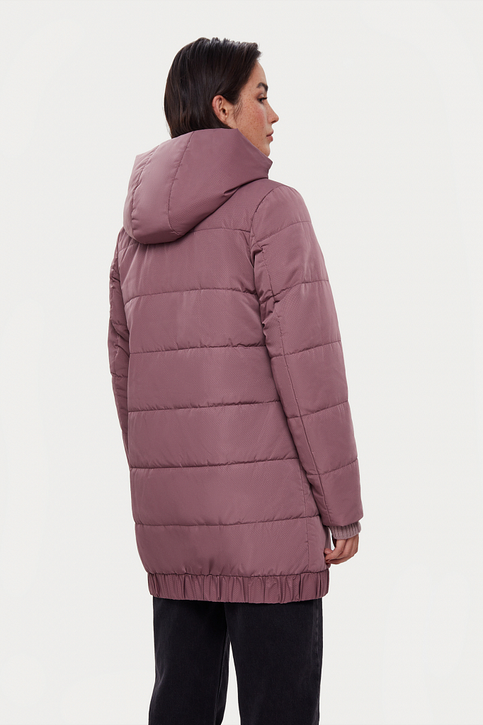 Куртка женская Finn Flare A20-11000 фиолетовая 46