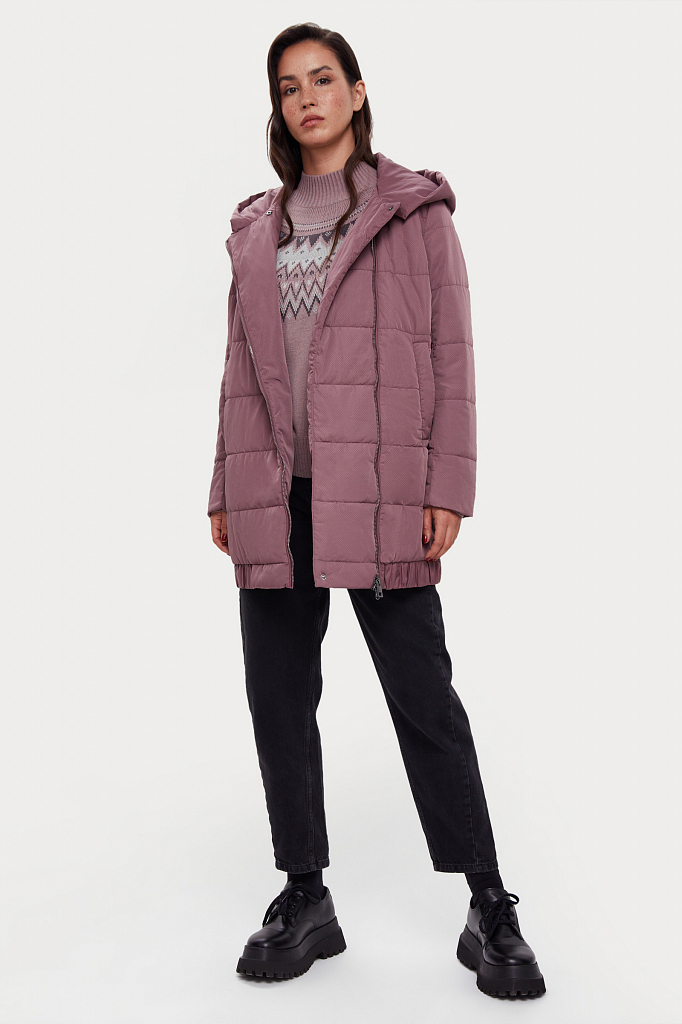 Куртка женская Finn Flare A20-11000 фиолетовая 42