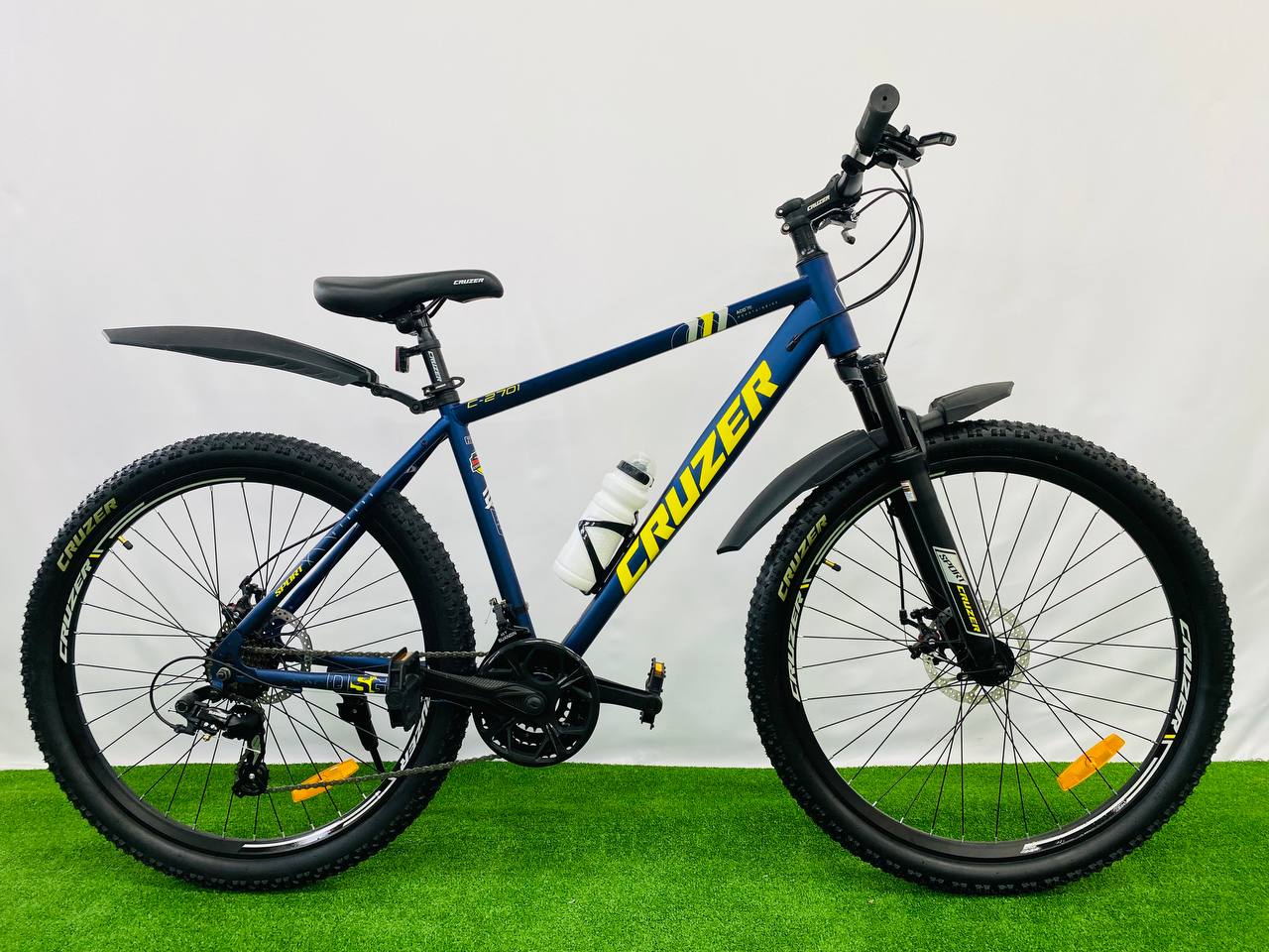 Горный велосипед CRUZER 2701 27.5" 2024 19" цвет синий - купить в Отдыхай Активно, цена на Мегамаркет