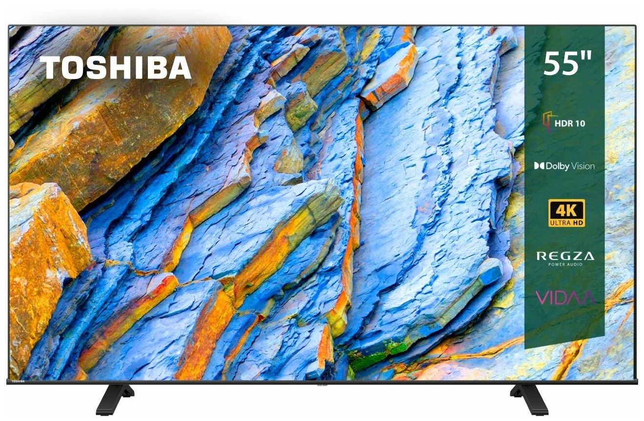Телевизор Toshiba 55C350LE, 55"(139 см), UHD 4K, купить в Москве, цены в интернет-магазинах на Мегамаркет
