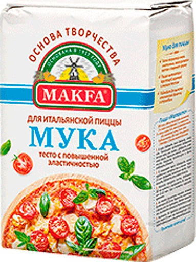 Купить мука Makfa для итальянской пиццы 1 кг, цены на Мегамаркет | Артикул: 100029458611