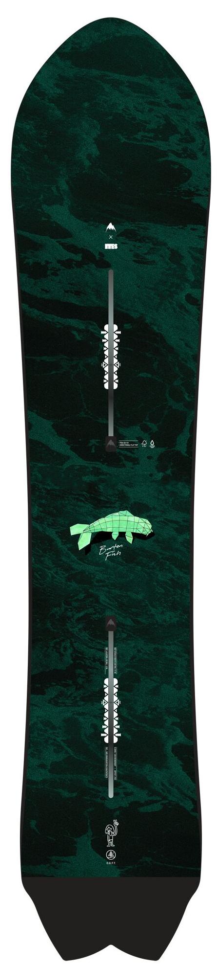 Burton Fish 3D black 161 2020 2021