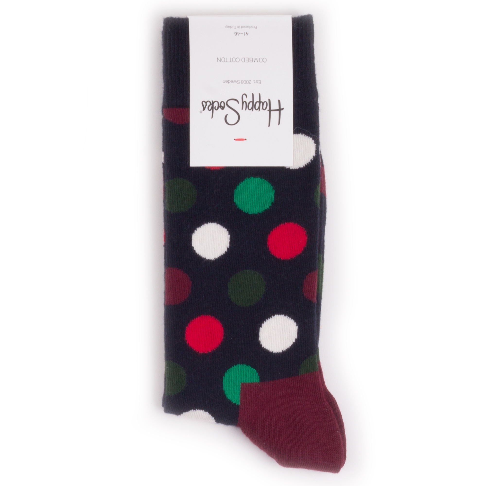 Носки Happy Socks Big Dot зеленые 41-46