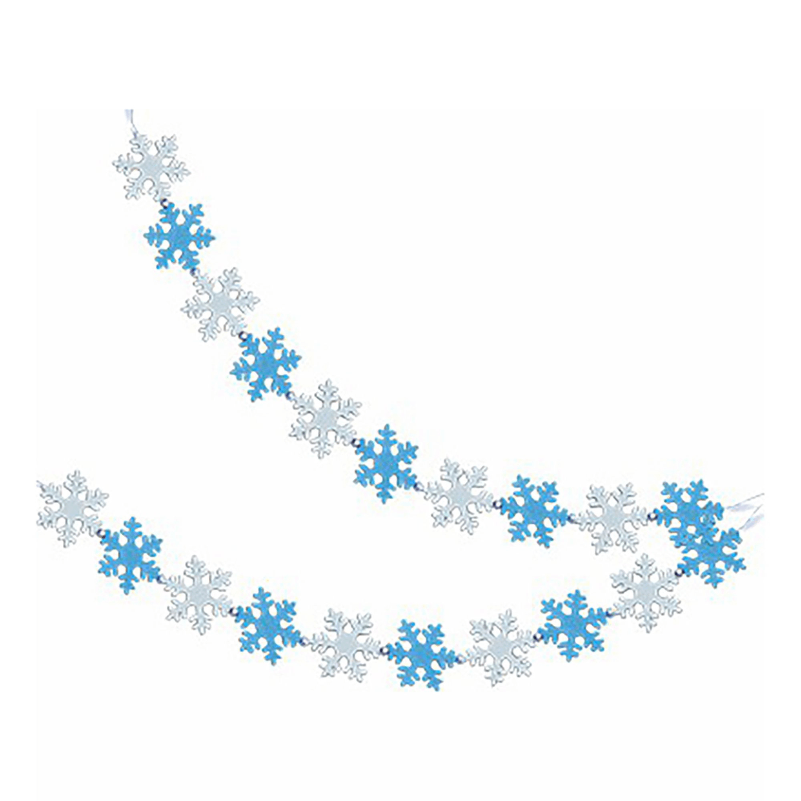 снежинки углом.