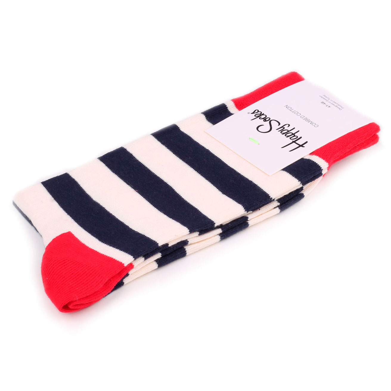 Носки Happy Socks Stripe красные 41-46
