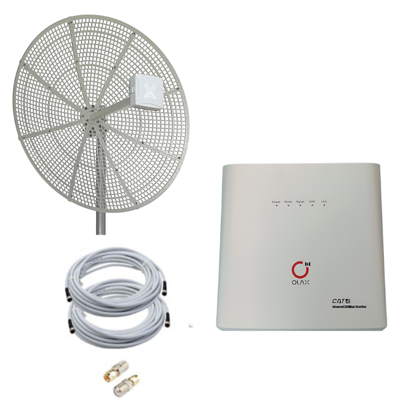 Мобильный интернет на дачу 3G/4G/WI-FI – OLAX AX9 PRO с антенной Vika ...