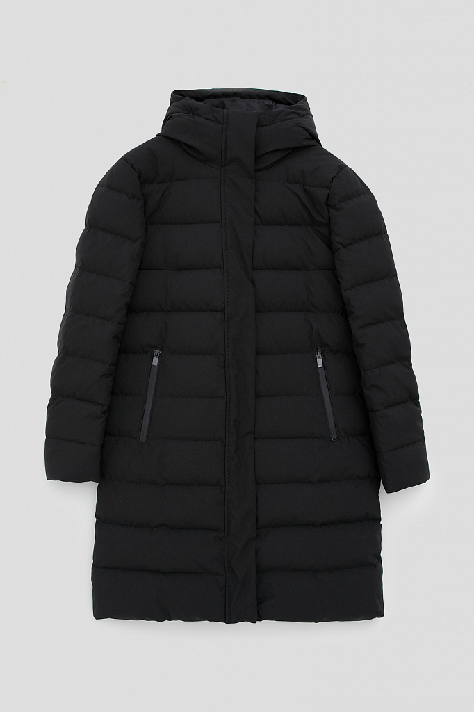 Пальто женское Finn Flare FWB110122 черное L
