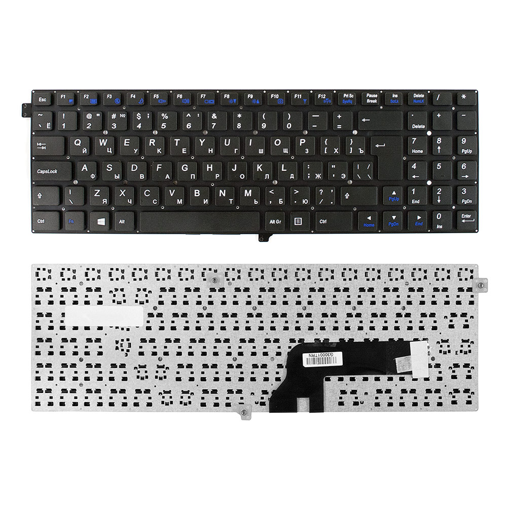 Клавиатура TopON для ноутбука Clevo W550EU, W550EU1