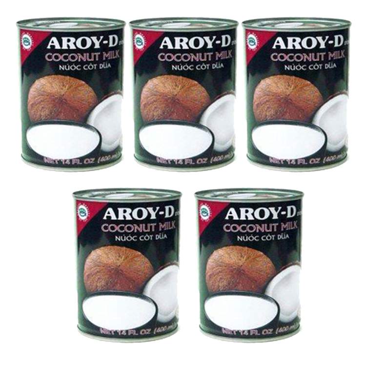 Молоко кокосовое Aroy-D 60% 18.5% (5 шт. по 400 мл)