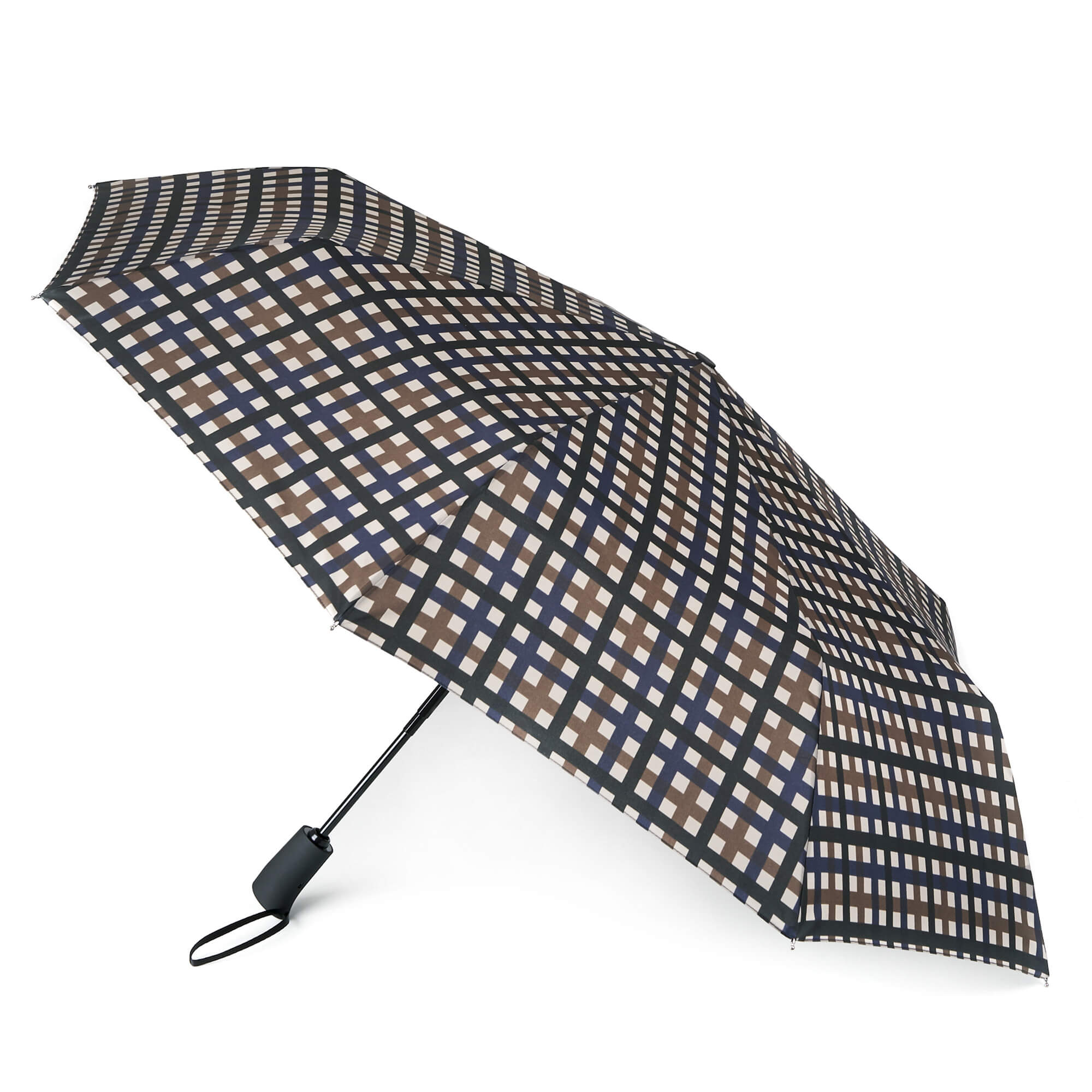Зонт складной женский автоматический Henry Backer Q25811 коричневый