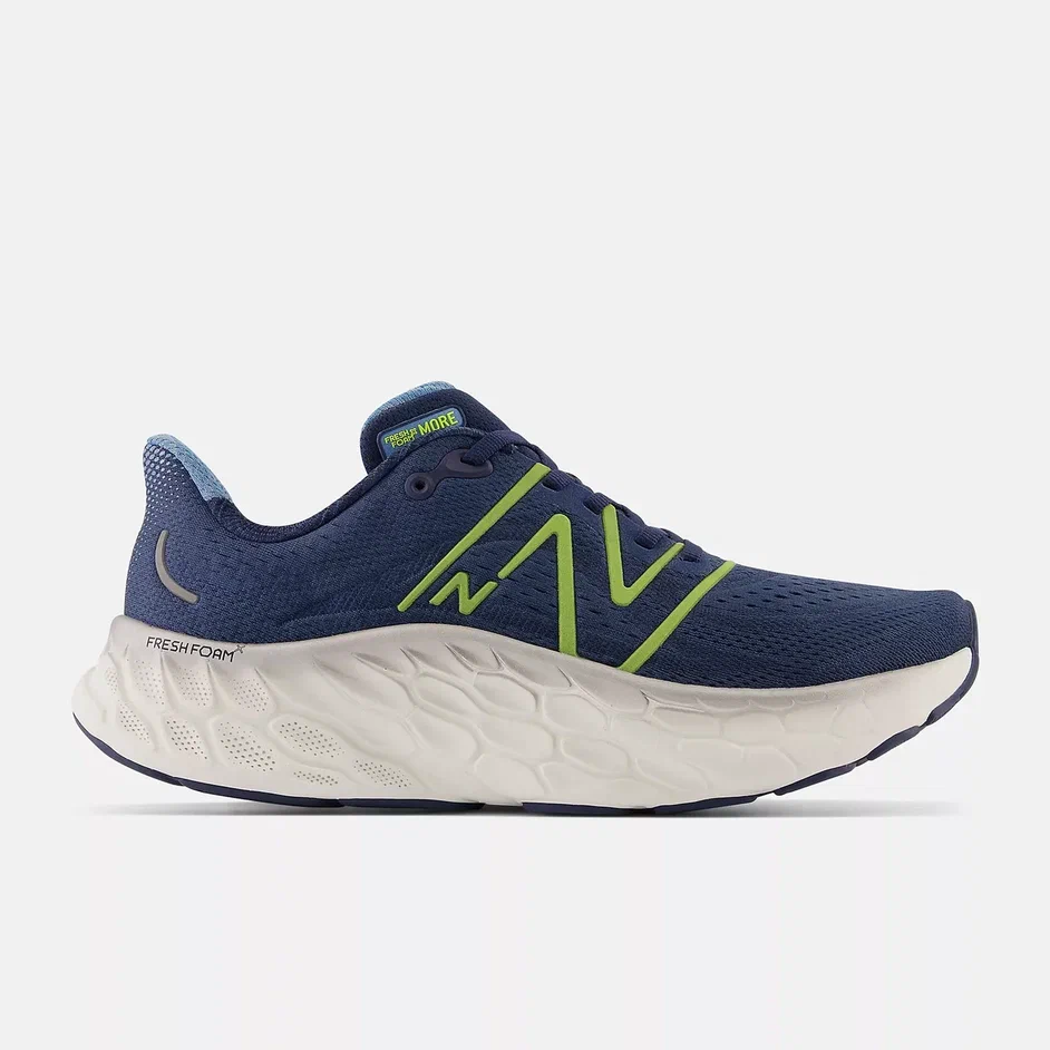 Кроссовки мужские New Balance Fresh Foam X More V4 синие 8.5 US - купить в Москве, цены на Мегамаркет | 100055899507