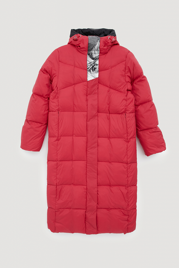 Пальто женское Finn Flare FWB11014 красное L