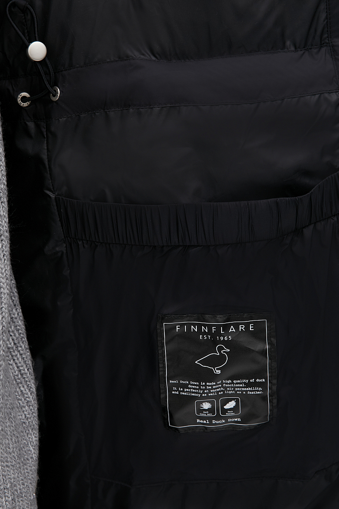 Пальто женское Finn Flare FWB11014 черное L