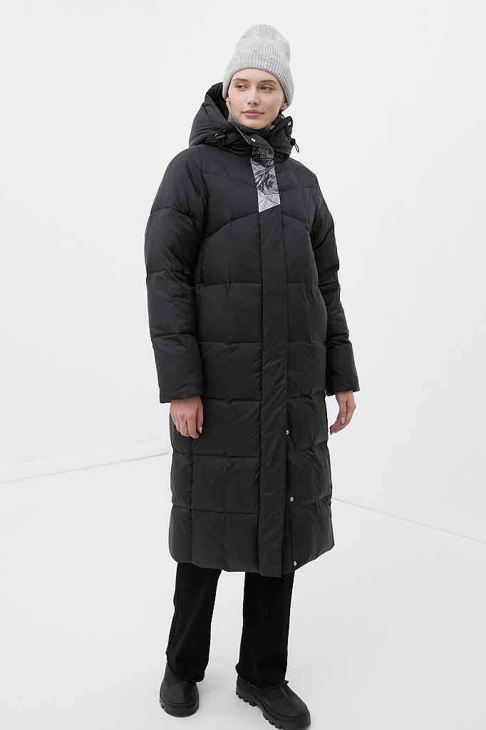 Пальто женское Finn Flare FWB11014 черное XL