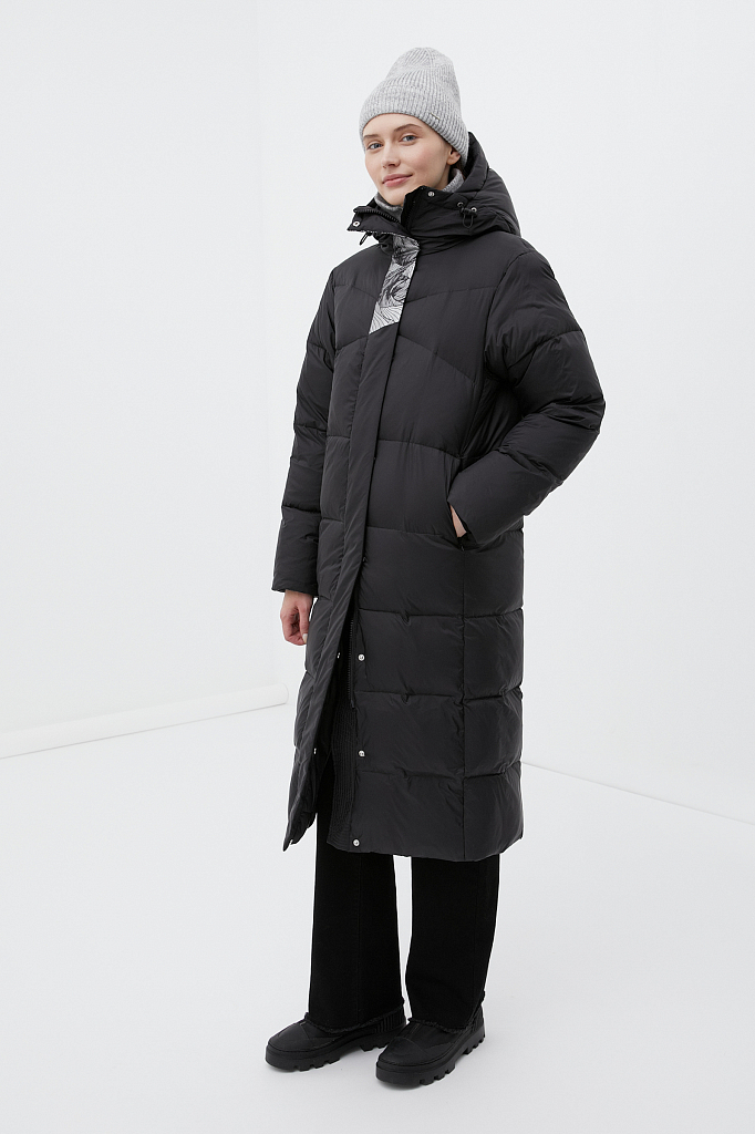 Пальто женское Finn Flare FWB11014 черное XS