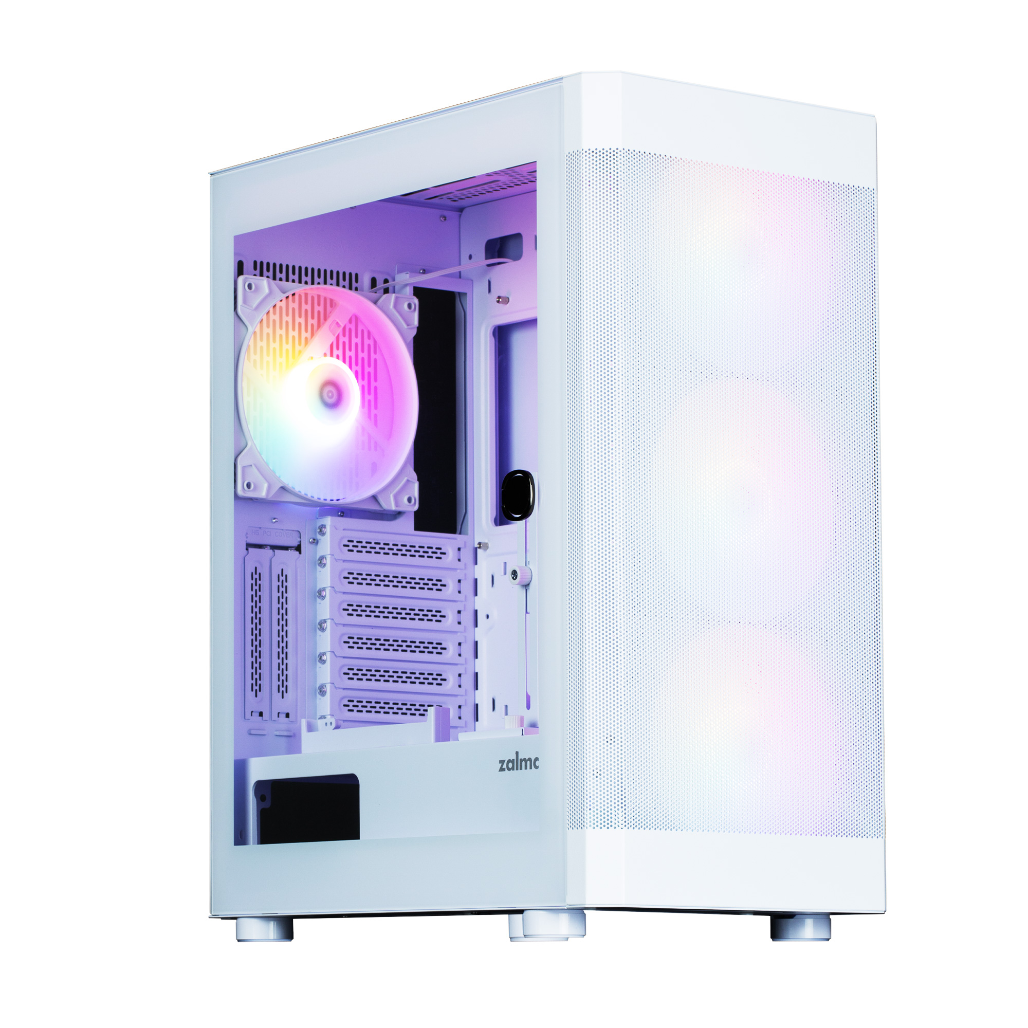 Корпус компьютерный Zalman i4 TG White (i4 TG White) белый – купить в Москве, цены в интернет-магазинах на Мегамаркет