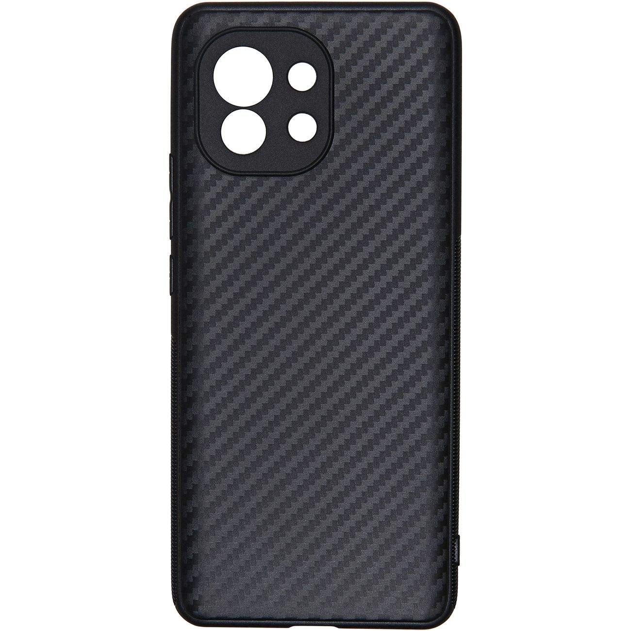 Чехол Carmega для Xiaomi Mi11 Carbon black (CAR-SC-XMM11CBBK) - купить в  Эльдорадо, цена на Мегамаркет