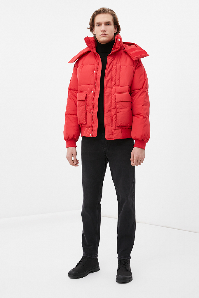 Куртка мужская Finn Flare FWB21020 красная 3XL