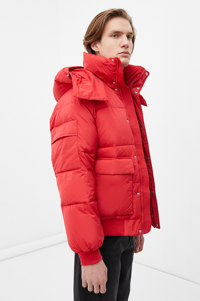 Куртка мужская Finn Flare FWB21020 красная 3XL