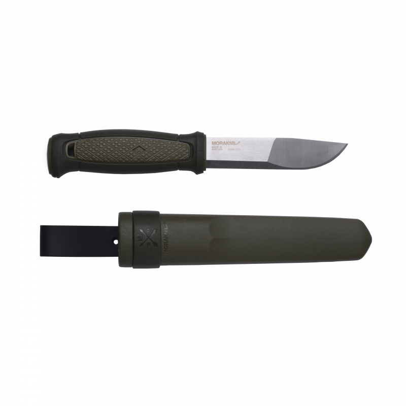 Нож Morakniv Kansbol, универсальный/охотничий, нержавеющая сталь, 109мм, чёрный/зелёный - купить в Москве, цены на Мегамаркет | 100044168946