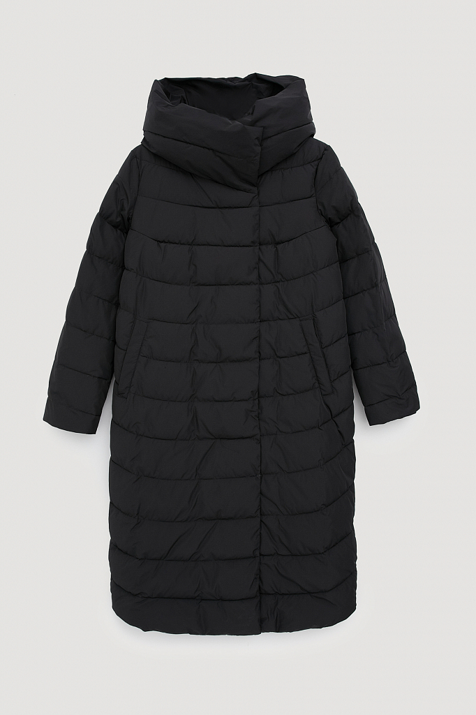 Пальто женское Finn Flare FWB110139 черное XL