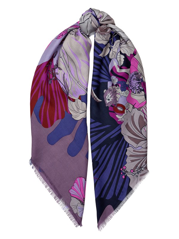 Платок женский Eleganzza E16-7242 фиолетовый