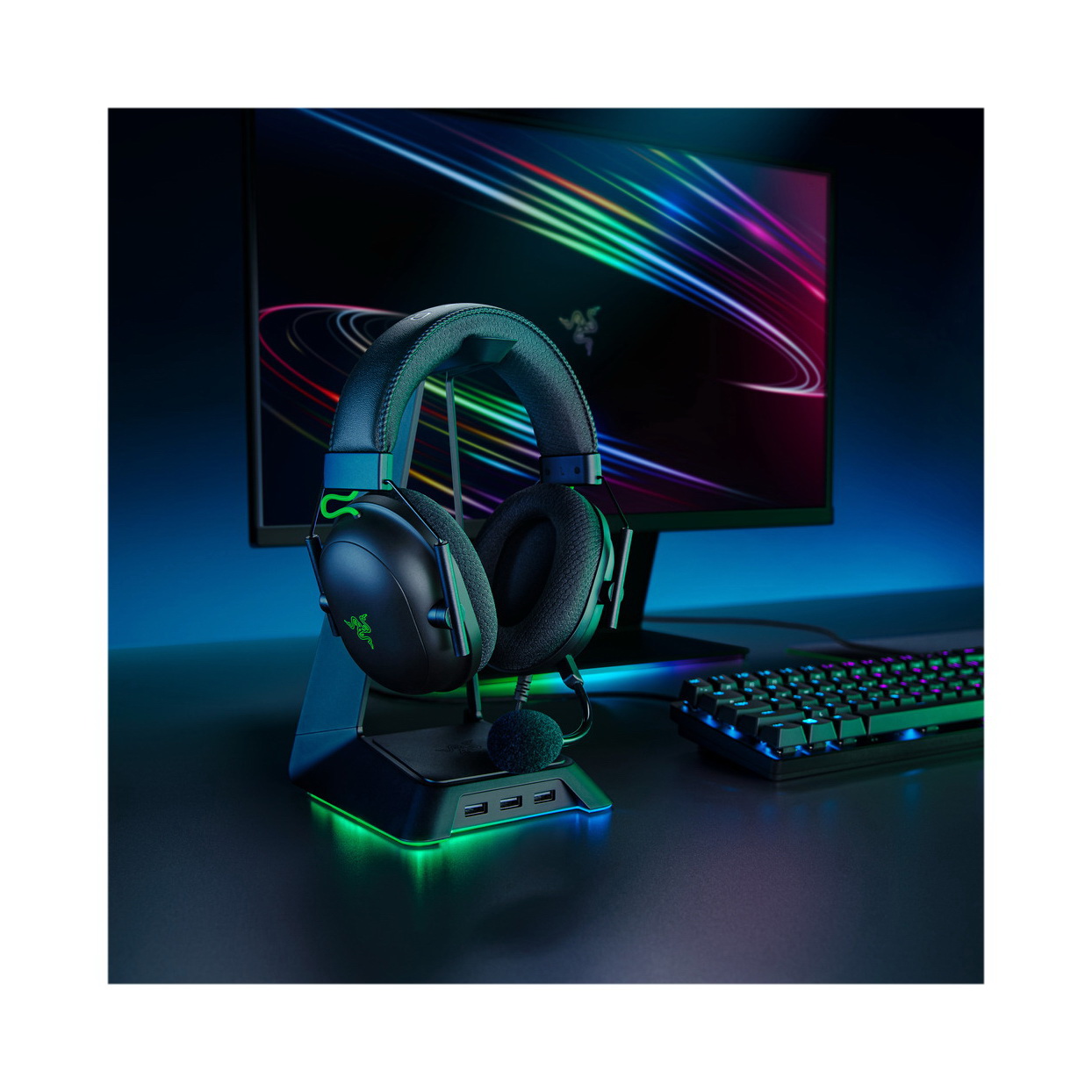 Игровая гарнитура Razer Blackshark V2 Black - отзывы покупателей на  маркетплейсе Мегамаркет | Артикул: 100027254676