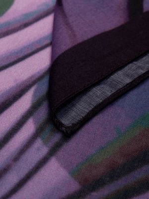 Платок женский Eleganzza BL16-0670 фиолетовый, 120х120 см