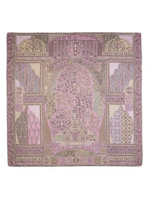 Платок женский Eleganzza SS04-8139 розовый, 135х135 см